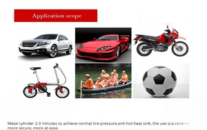 Air pump application scope - cars, motorcycles, bicycles, inflatable boats and footballs