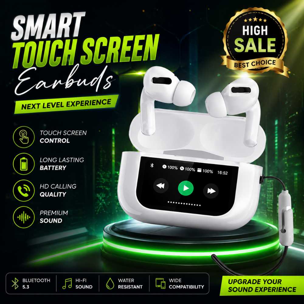 A9 Pro Wireless Earbuds White - main