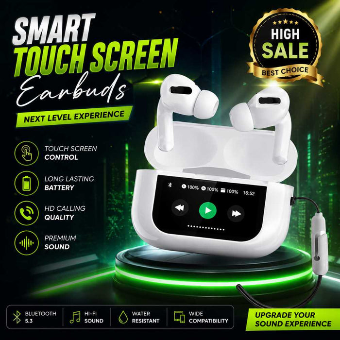 A9 Pro Wireless Earbuds White - main