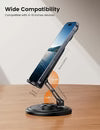 Adjustable Table Stand for Mobile & Tablet – Foldable Anti-Slip Holder