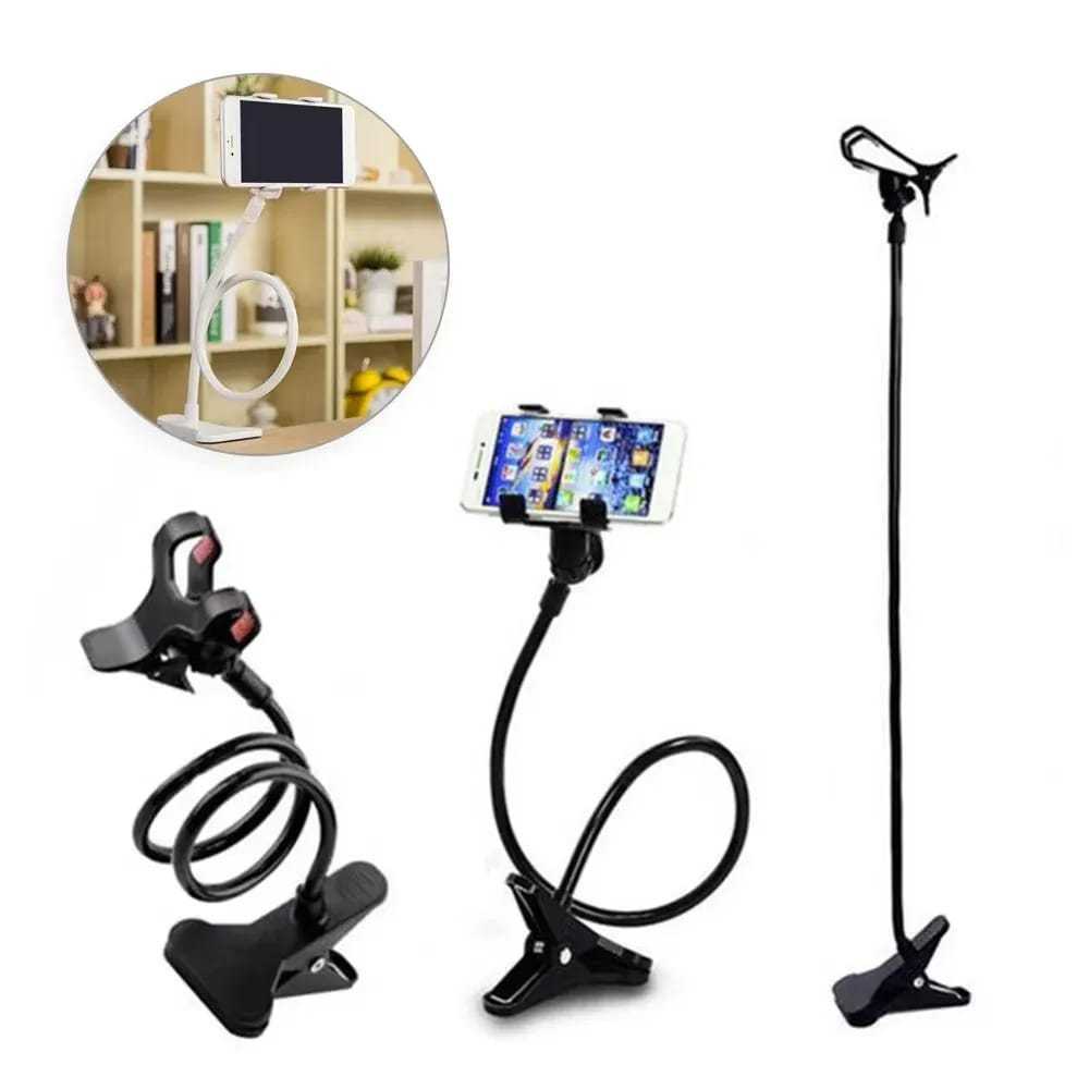 360° Flexible Gooseneck Mobile Phone Holder – Adjustable Desk &amp; Bed Stand