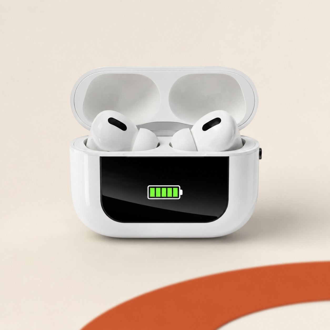 A9 Pro Wireless Earbuds White with charging case
